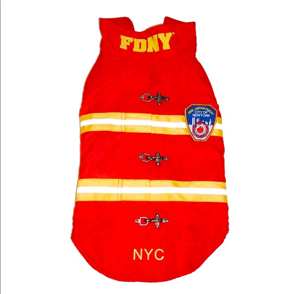 Royal Animals FDNY Reflective Dog Coat 🐶🐾🚒🚨 - Picture 2 of 7